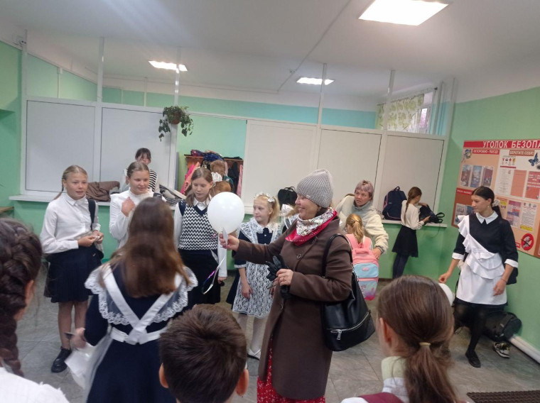 День Учителя в школе.